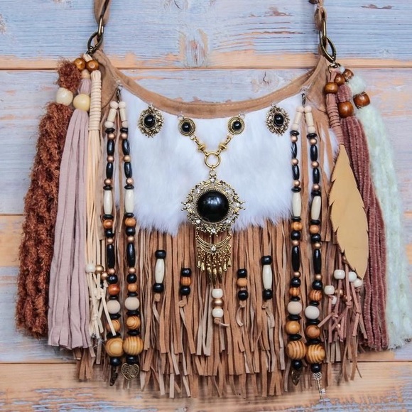 π FASHION TREND π FABULOUS FESTIVAL COCHELLA BURNINGMAN COWGIRL BUNDLE TRIBE - Picture 7 of 16